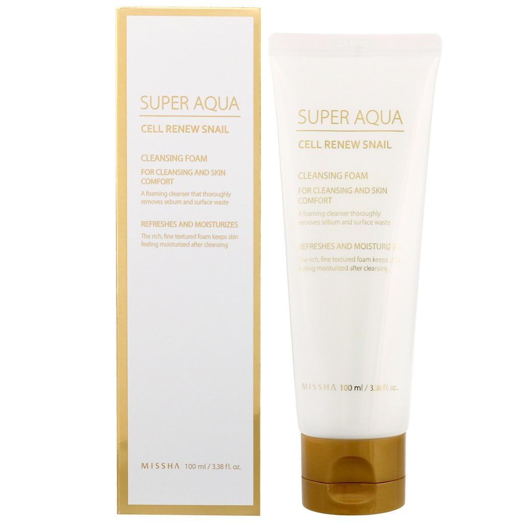 Регенерирующая пенка для умывания   Missha Super Aqua Cell Renew Snail Cleansing Foam - 34985-SuperAquaCellRenewSnailCleansingFoamKitkoreanskincarenetherlands2_1024x1024.jpg