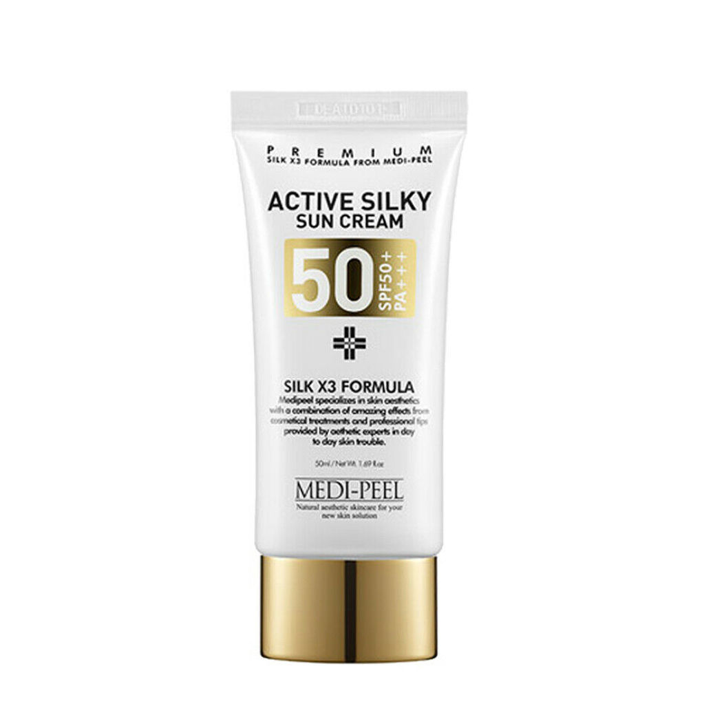 Солнцезащитный крем с комплексом пептидов и шёлка MEDI-PEEL Active Silky Sun Cream SPF50+PA+++ - 5dbe3--_57.jpg