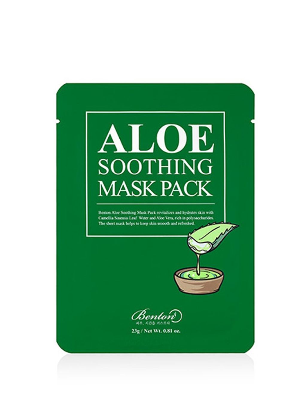 Успокаивающая маска для лица BENTON Aloe Soothing Mask Pack  - 699e4-benton_aloe-soothing-mask-pack.jpg