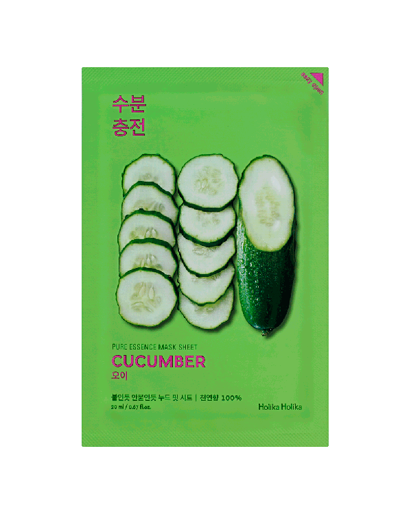 УСПОКАИВАЮЩАЯ ТКАНЕВАЯ МАСКА  Holika Holika Pure Essence Mask Sheet-Cucumber  - 816d0-holika-holika-pure-essence-mask-sheet-cucumber.png