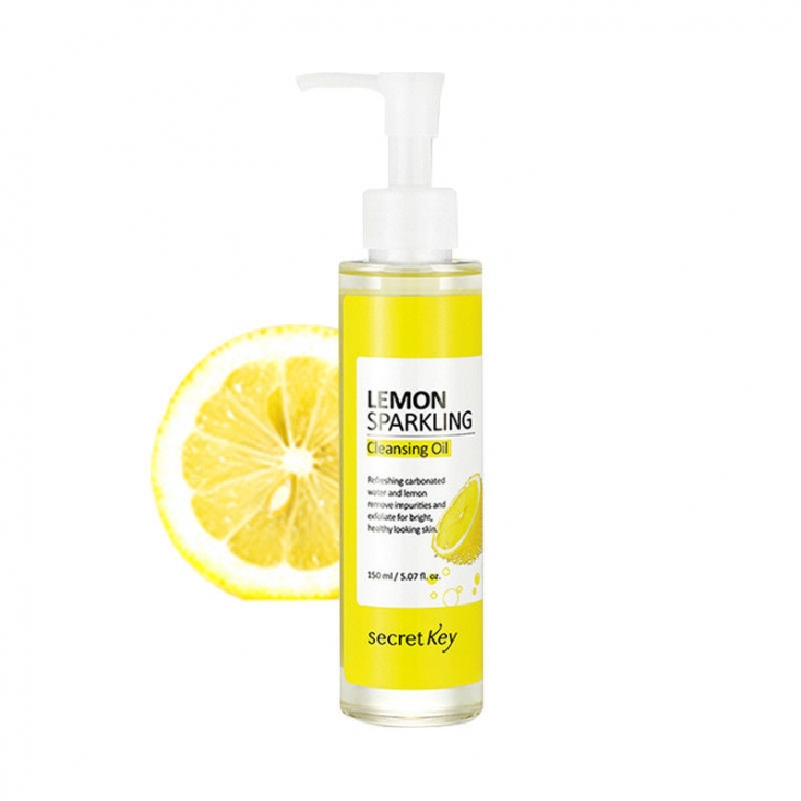 Гидрофильное масло с экстрактом лимона SECRET KEY LEMON SPARKLING CLEANSING OIL 150 ML - 8dbda-oil.jpeg