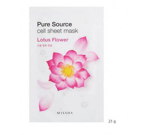 MISSHA Pure Source Cell Sheet Mask (Lotus) - cb778-lotus-flower.jpg