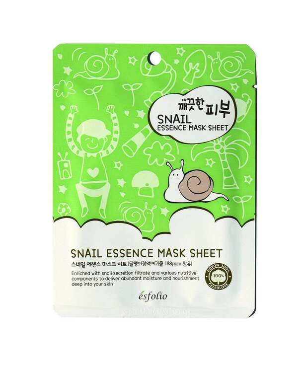 Увлажняющая тканевая маска ESFOLIO SNAIL ESSENCE MASK SHEET - img_3305.jpeg