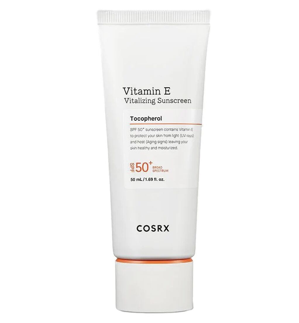 COSRX VITAMIN E VITALIZING SUNSCREEN TOCOPHEROL SPF50+ 50ML - img_6568.jpeg