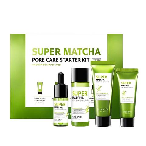 SOME BY MI SUPER MATCHA PORE CARE STARTER KIT 42ML+42G+30ML+10ML