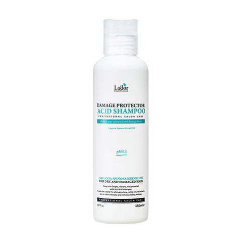 Бесщелочной шампунь с коллагеном и аргановым маслом LADOR Damage Protector Acid Shampoo 150ml