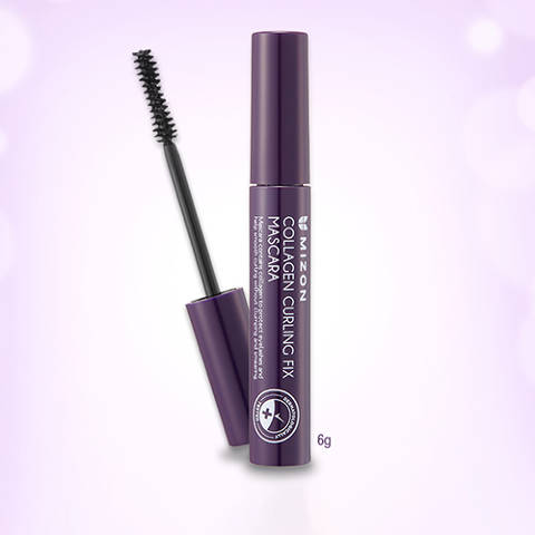 Коллагеновая тушь для ресниц, 6 мл/ Collagen Curling Fix Mascara, Mizon 