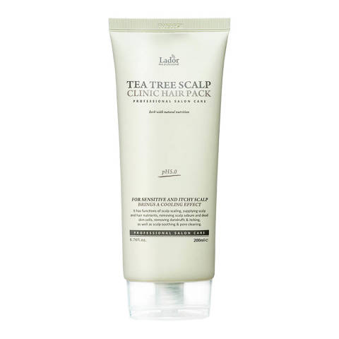 Маска с экстрактом чайного дерева для очищения кожи головы LADOR Tea Tree Scalp Clinic Hair Pack 200g