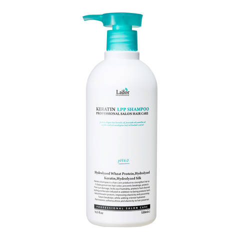 Кератиновый бессульфатный шампунь LADOR Keratin LPP Shampoo 530ml
