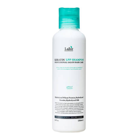 Безсульфатный шампунь с кератином   LADOR Keratin LPP Shampoo 150ml