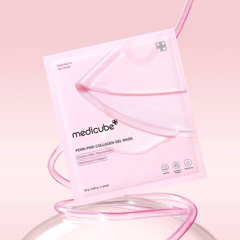 Medicube - PDRN Pink Collagen Jelly Gel Mask - Firming Hydrogel Face Mask - 1pc/28g