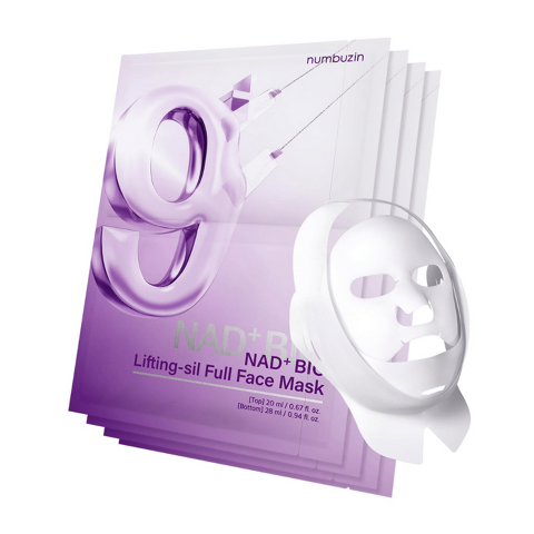 No.9 NAD Bio Lifting-sil Full Face Mask Pack 4un 